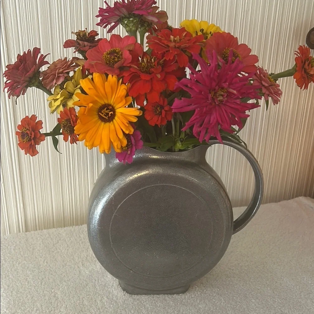 Elegant Pewter Pitcher